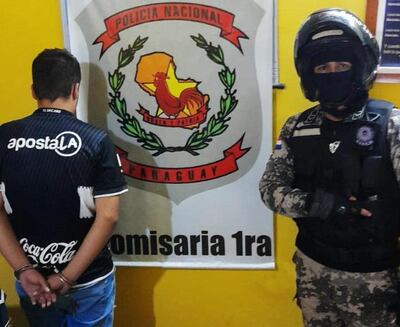 Alan David Martínez fue detenido por agentes del Grupo Lince tras encontrarse cocaína en su poder.