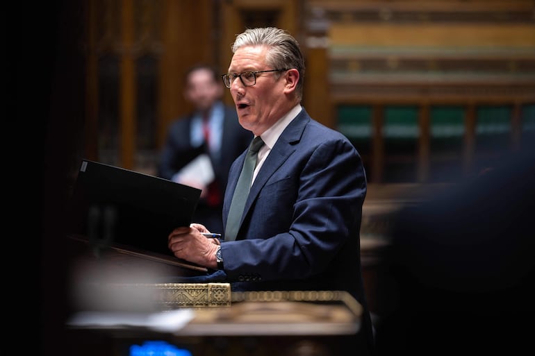 Keir Starmer, primer ministro del Reino Unido.