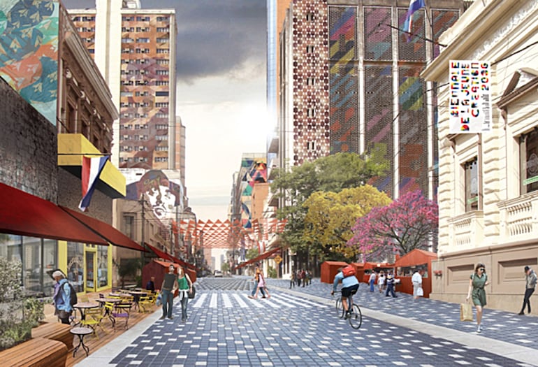 Las calles del Centro Histórico ofrecen grandes potencialidades para el desarrollo peatonal.