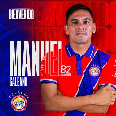 Manuel Romero Galeano, futbolista paraguayo del Xelajú de Guatemala.