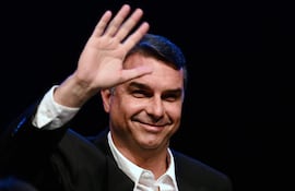 Candidato presidencial brasileño Flávio Bolsonaro.