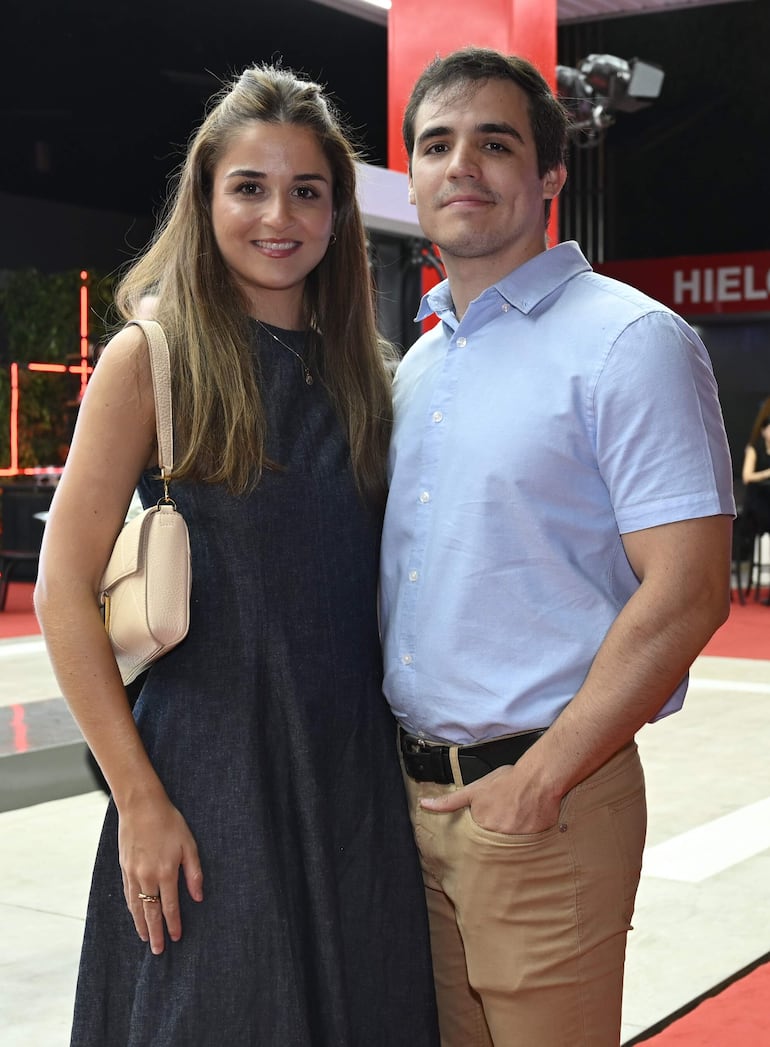 Chiara Benítez y Lucas Alarcón.