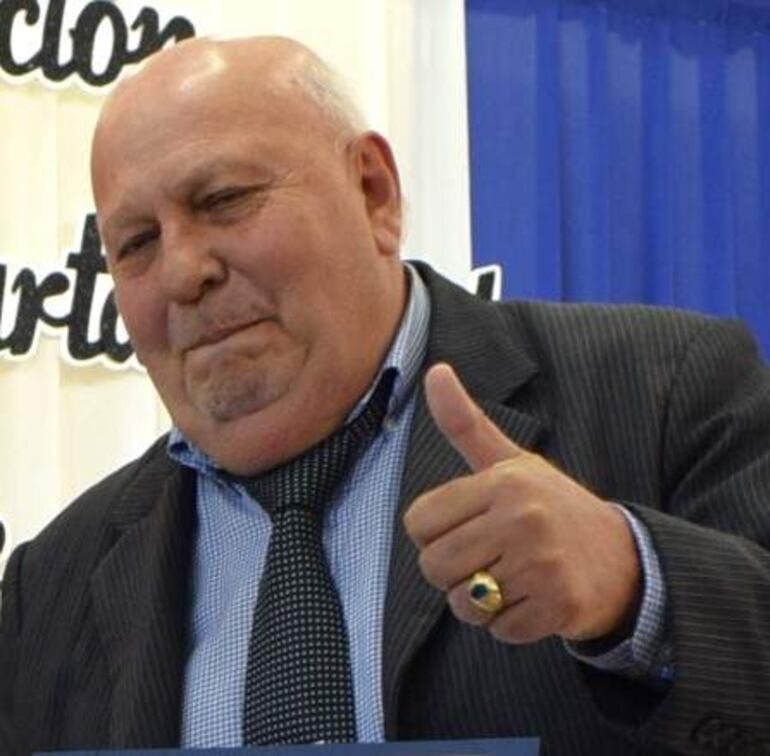 El concejal departamental y precandidato por el PLRA, Miguel Cáceres.