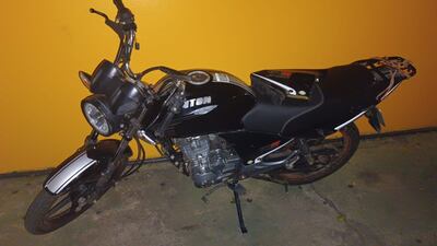 La Policía logró recuperar una motocicleta robada y detener al implicado