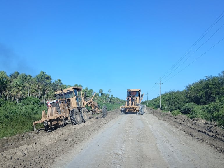 Reparación del camino que conduce a Fuerte Olimpo; se necesita conocer los detalles de las tareas.