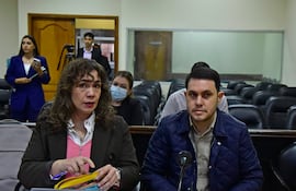 Juicio de Hernán Rivas en la sala 2, segundo piso, torre norte del palacio de Justicia