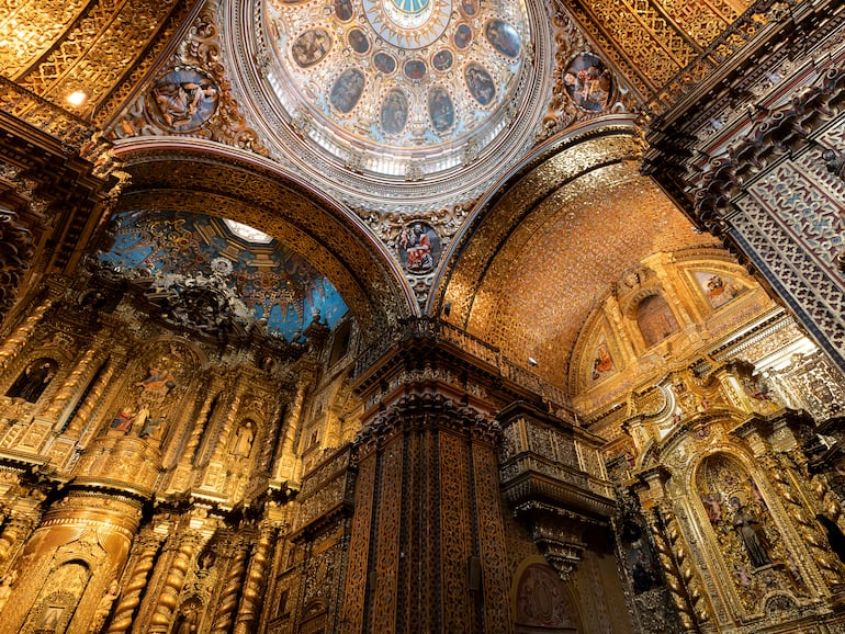 Iglesia de la Compañía de Jesús, Quito, Ecuador.