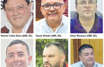 Intendentes con pedidos de intervención pendientes en Diputados.