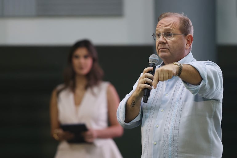 El presidente del Comité Olímpico Paraguayo, Camilo Pérez.