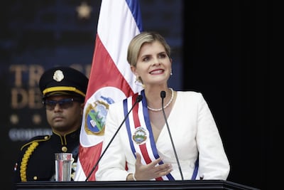 La presidenta de Costa Rica, Laura Fernández