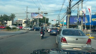 Cruce de las avenidas España y Sacramento, Asunción.