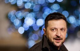 Presidente de Ucrania, Volodimir Zelenski.