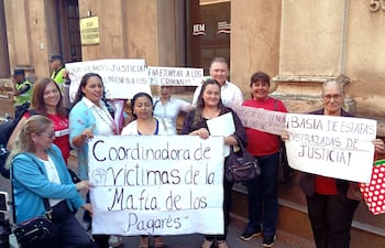 La Coordinadora de víctimas de la “mafia de los pagarés”