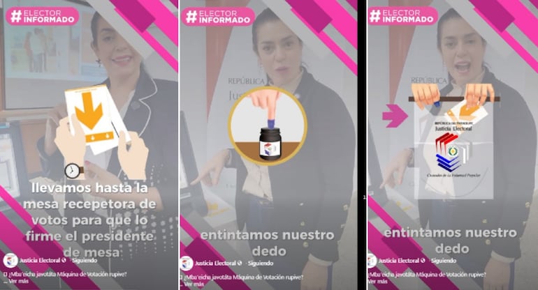 Máquinas de votación. Cómo votar paso a paso