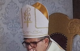 Mons. Osmar López, obispo de Misiones.