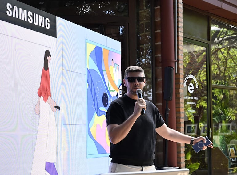 Iván Spiess, gerente de Marketing de Samsung Paraguay.