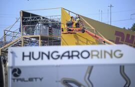 Intensos fueron los trabajos realizados para dejar en condiciones el circuito.