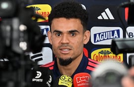 Luis Fernando Díaz Marulanda (29 años), una de las principales figuras ofensivas de la selección colombiana.