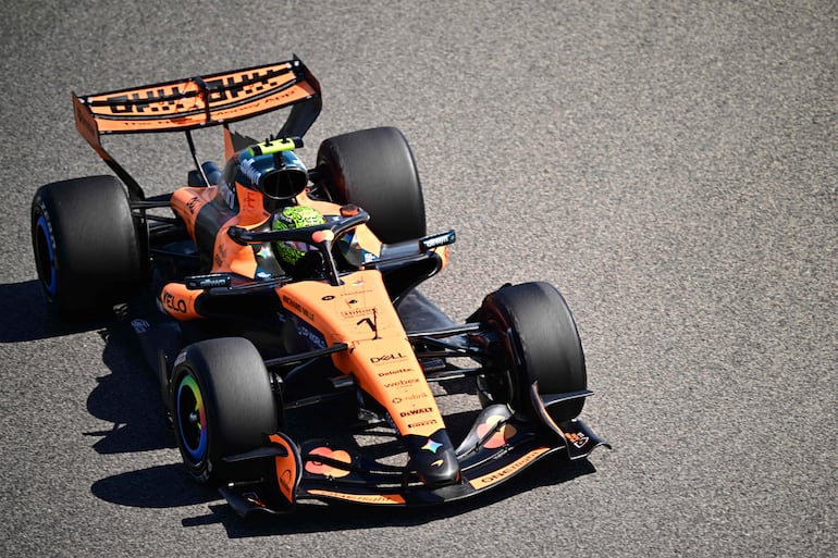 Lando Norris, piloto de McLaren, actual campeón de la F1.