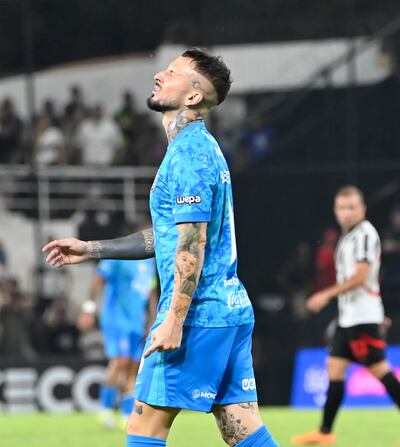 Darío Ismael Benedetto, futbolista argentino de Olimpia, de 34 años.