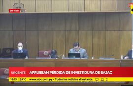 Aprueban pérdida de investidura de Bajac