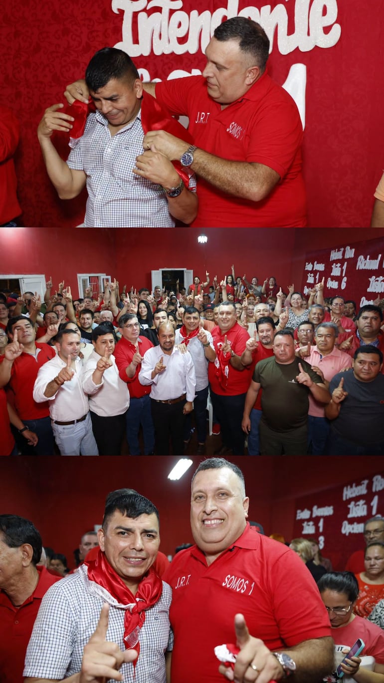 Denis Torres brindó su apoyo a Julio Trinidad, pero Tadeo Rojas no asistió.