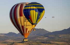 El festival aéreo incluirá vuelos en globos aerostático (imagen ilustrativa).