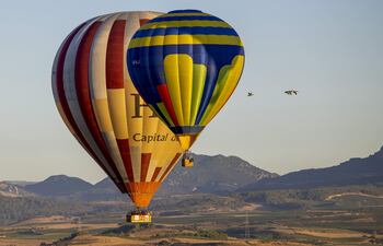 El festival aéreo incluirá vuelos en globos aerostático (imagen ilustrativa).