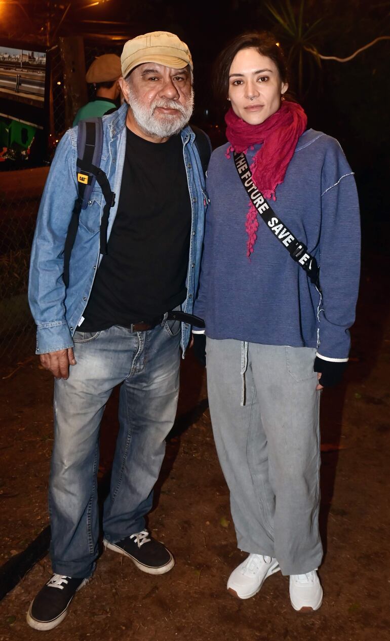 Nelson Martinesi y Silvia Navarro.