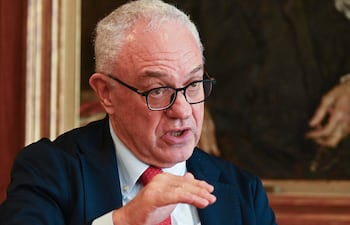 El canciller uruguayo, Mario Lubetkin