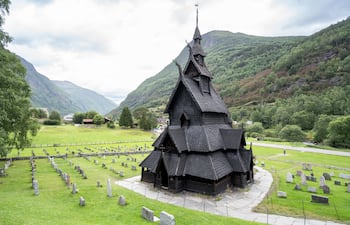 Iglesia de Borgund, Noruega.
