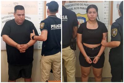 Los dos procesados por la millonaria extorsión a un comerciante oriundo de Yguazú.