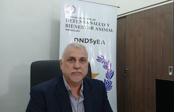 Héctor Rubín director nacional de defensa salud y bienestar animal.