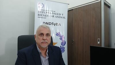 Héctor Rubín director nacional de defensa salud y bienestar animal.