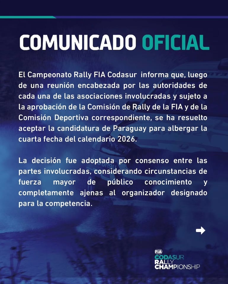 Comunicado Oficial - Parte 1.