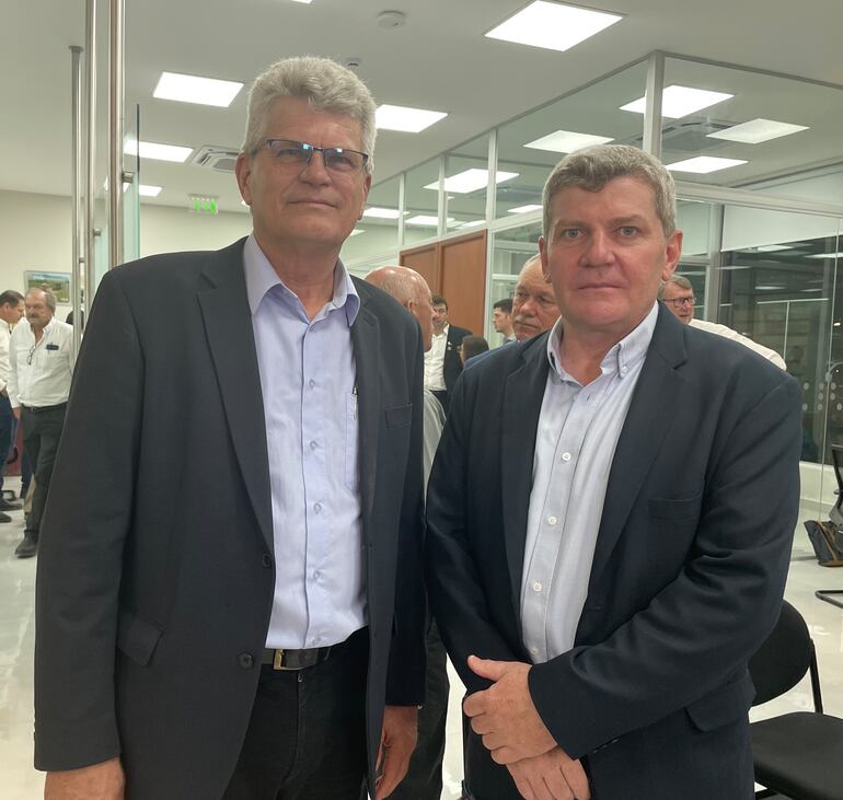 Wilfried Dueck y Heinz Bartel.