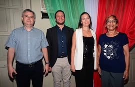 Enrico Sachero, Vincenzo Liguori, Viviana Ruggero y Higinia Giosa.
