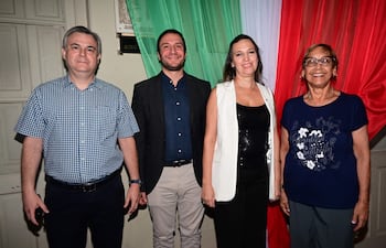 Enrico Sachero, Vincenzo Liguori, Viviana Ruggero y Higinia Giosa.