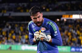 Carlos Miguel Coronel, guardameta del New York Red Bulls y de la selección paraguaya.