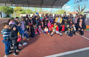 El festejo anticipado por el día del Niño se realizó en la localidad Guaicá de Santaní