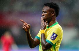 El referente en ofensiva de Brasil Vinícius José Paixão de Oliveira Júnior (25 años) cerró con su tanto la goleada 5-0 sobre Corea del Sur, en Seúl.