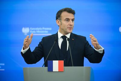 Emmanuel Macron, presidente de Francia.