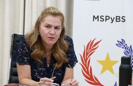 María Teresa Barán, ministra de Salud.