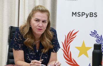 María Teresa Barán, ministra de Salud.