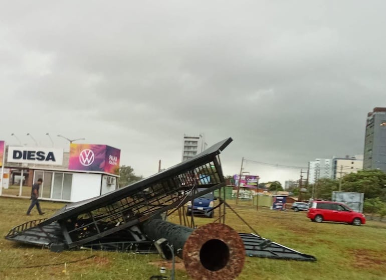 Temporal causó daños en Itapúa