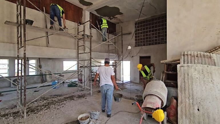 Obras en el Hospital de Trauma