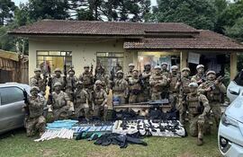 Criminales abatidos en Ponta Grossa, estado de Paraná, Brasil