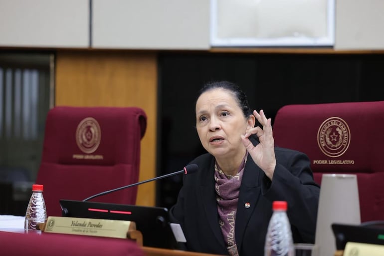 Yolanda Paredes, Senadora de Cruzada Nacional. (Foto: Prensa Senado)