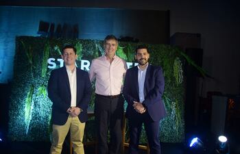 Luis Acosta, Marcelo Scavuzzo y Diego Zaragoza.