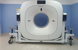 Instalan un nuevo complejo instrumento sanitario denominado “Tomógrafo de 64 cortes”,  en el Hospital Regional de San Juan Bautista, Misiones.